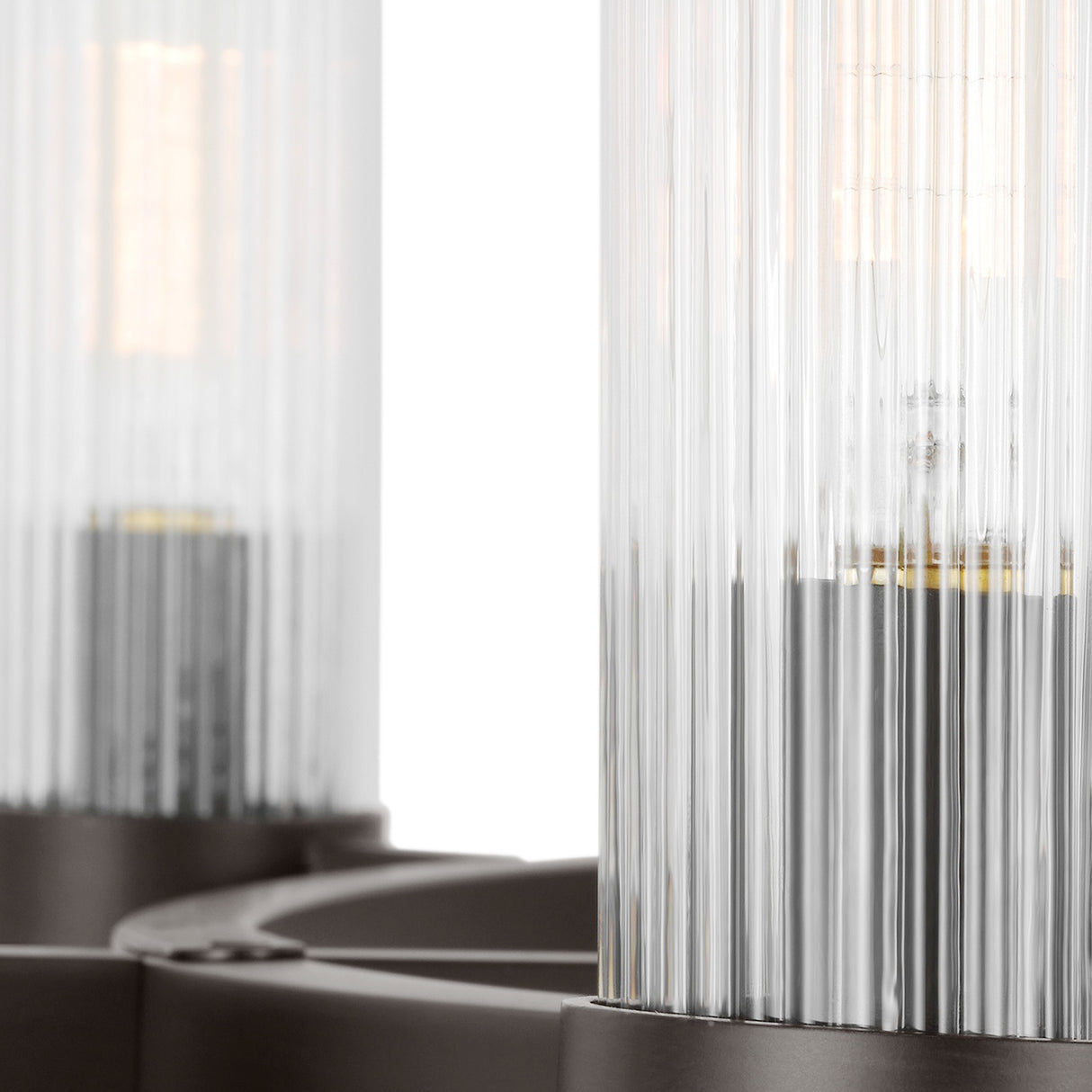 Barclay Medium Chandelier 33", Aged Iron