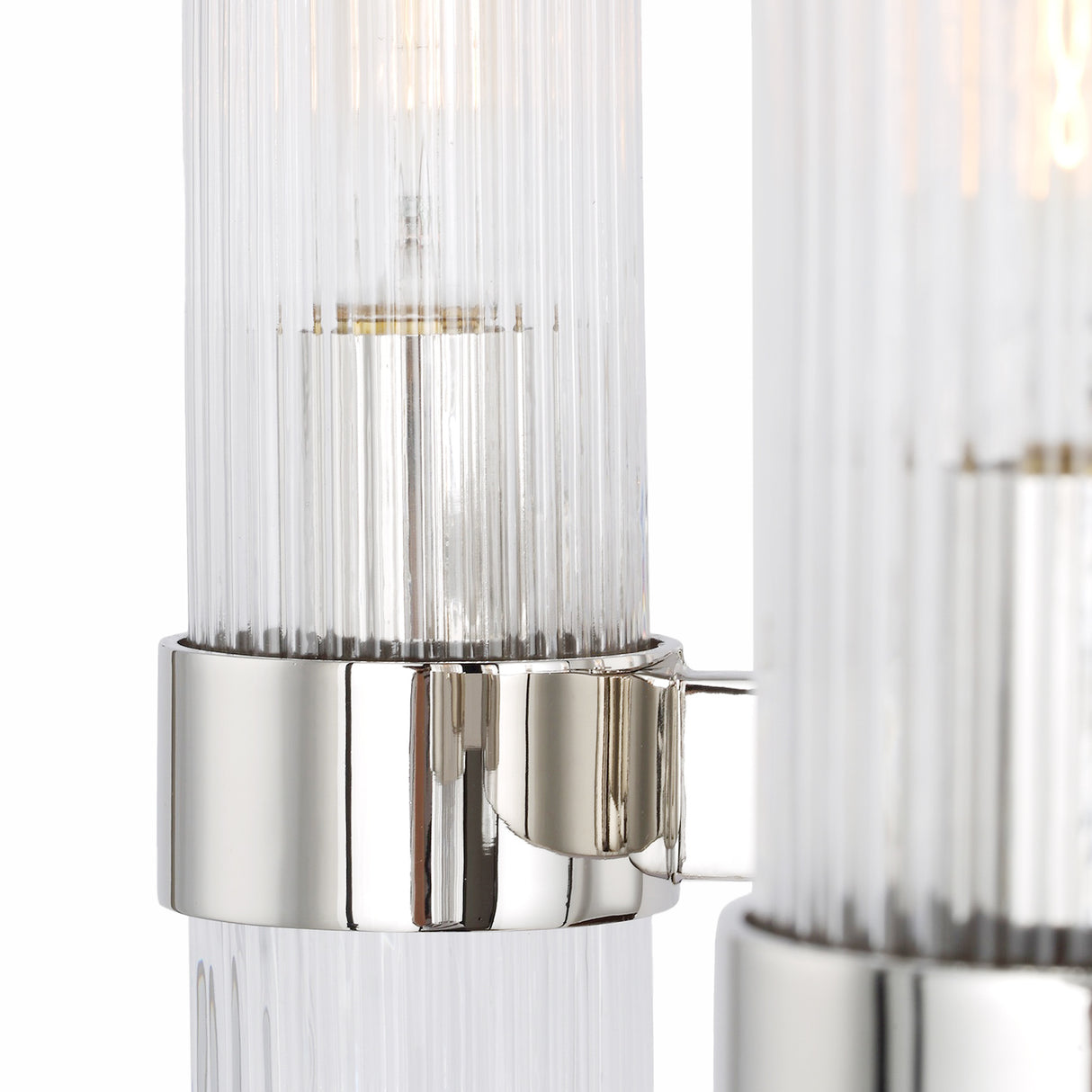 Barclay Large Chandelier 42", Polished Nickel