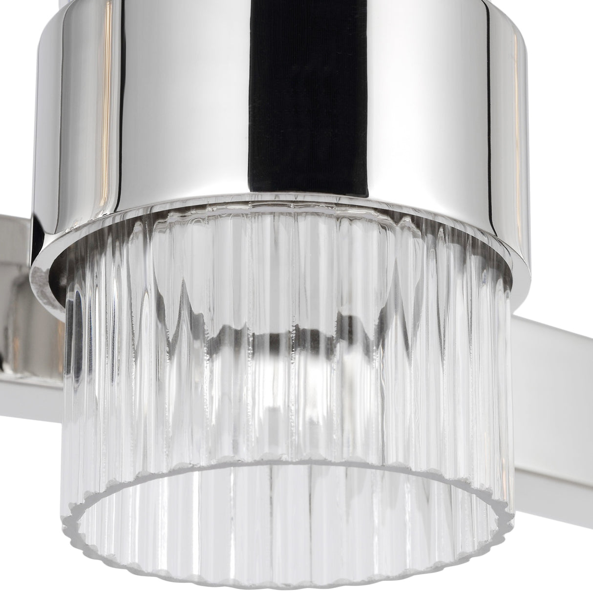 Barclay Large Chandelier 42", Polished Nickel