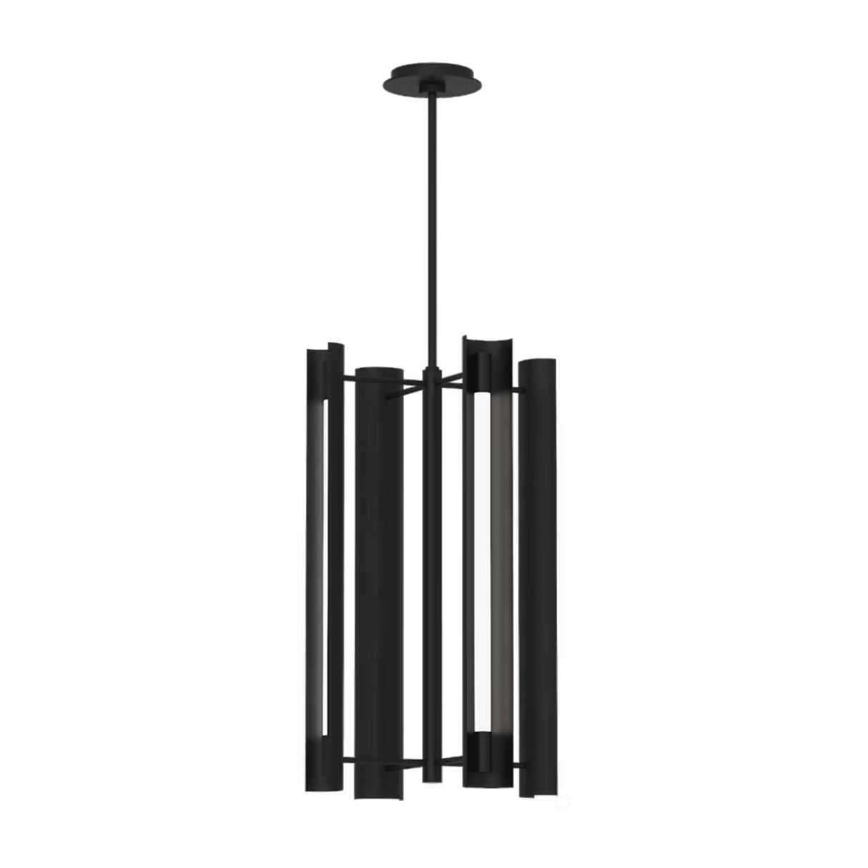 Robin 4 Light LED Pendant 16", Matte Black