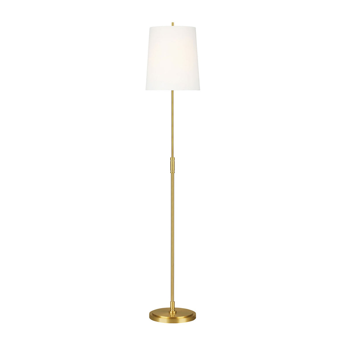 Petra Floor Lamp 65", Modern Brass