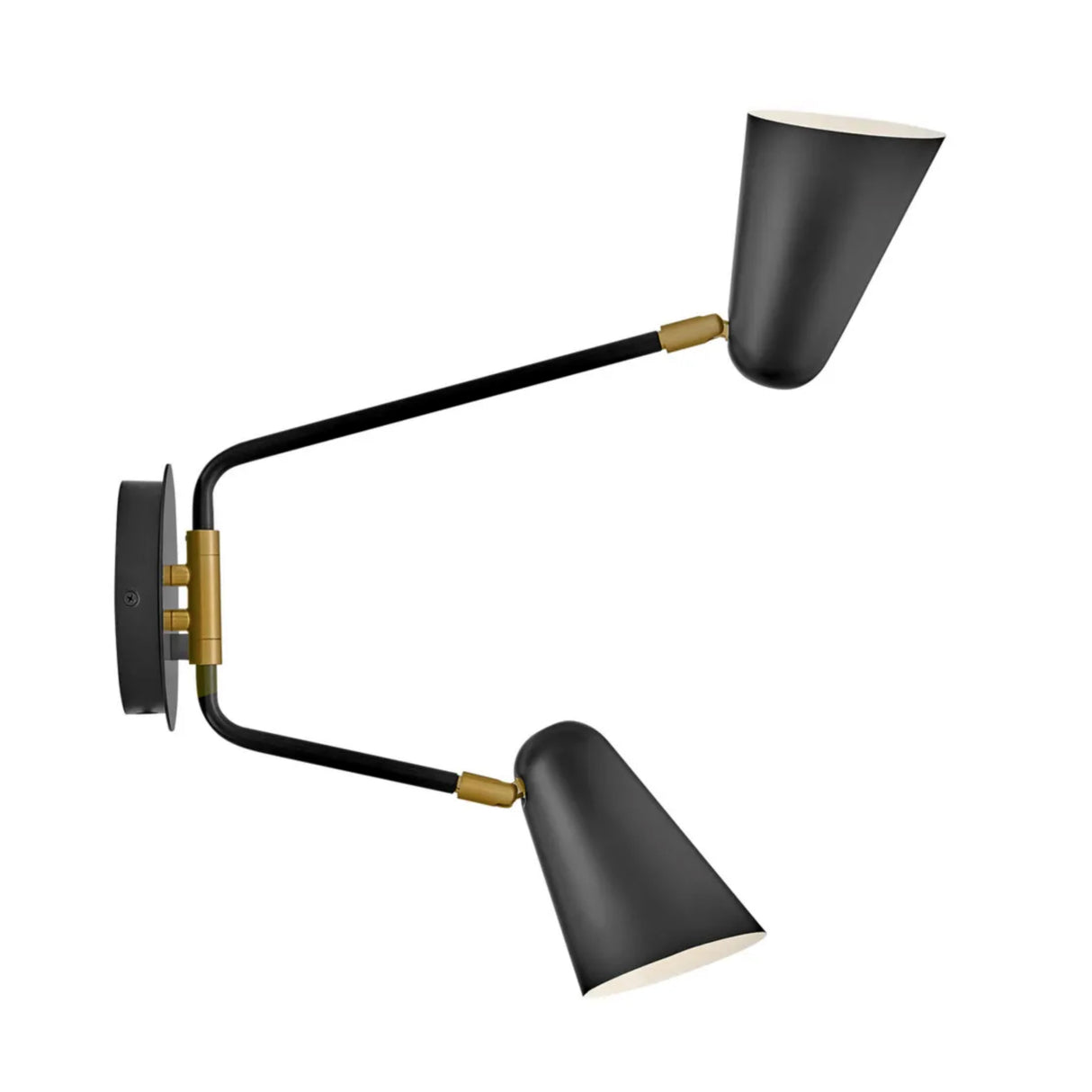 Selby Adjustable Wall Sconce 16", Matte Black