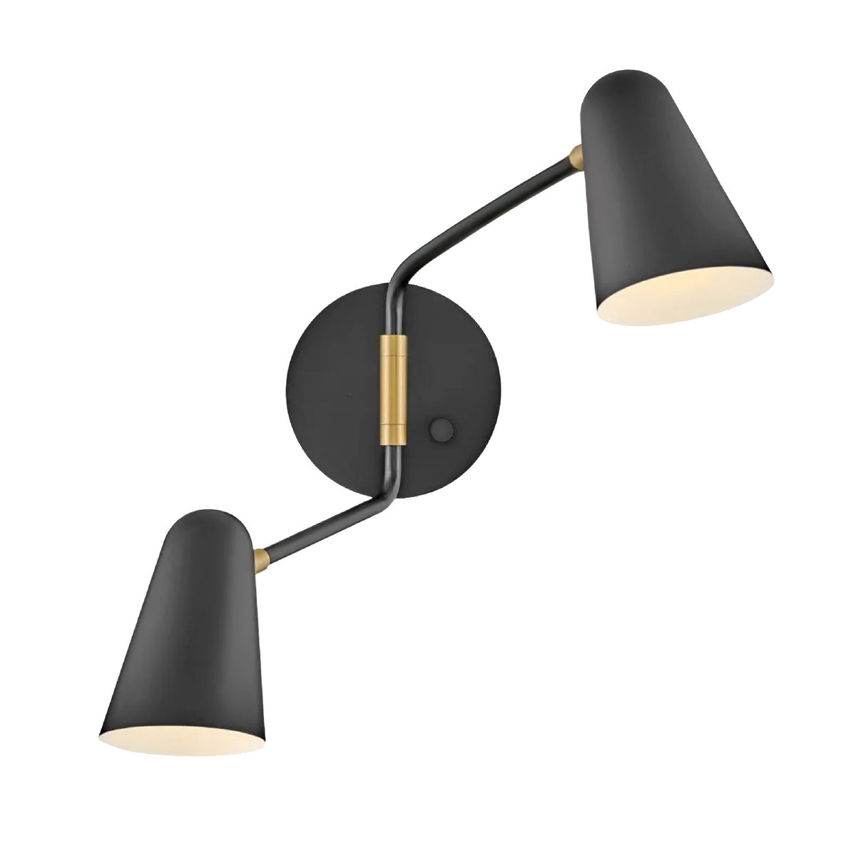 Selby Adjustable Wall Sconce 16", Matte Black