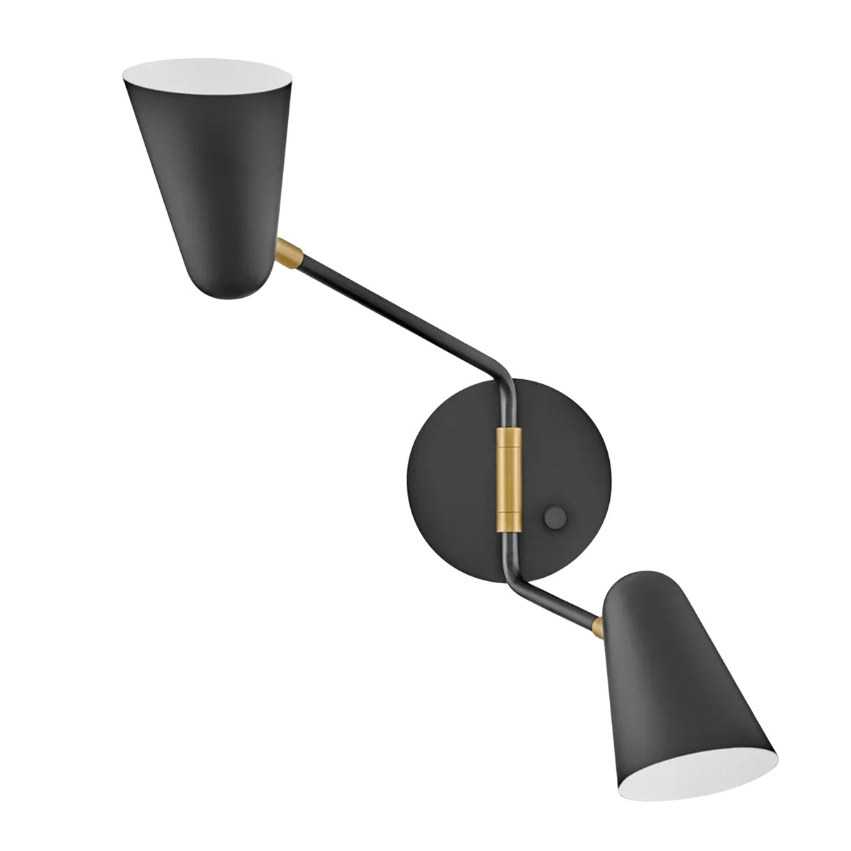 Selby Adjustable Wall Sconce 16", Matte Black