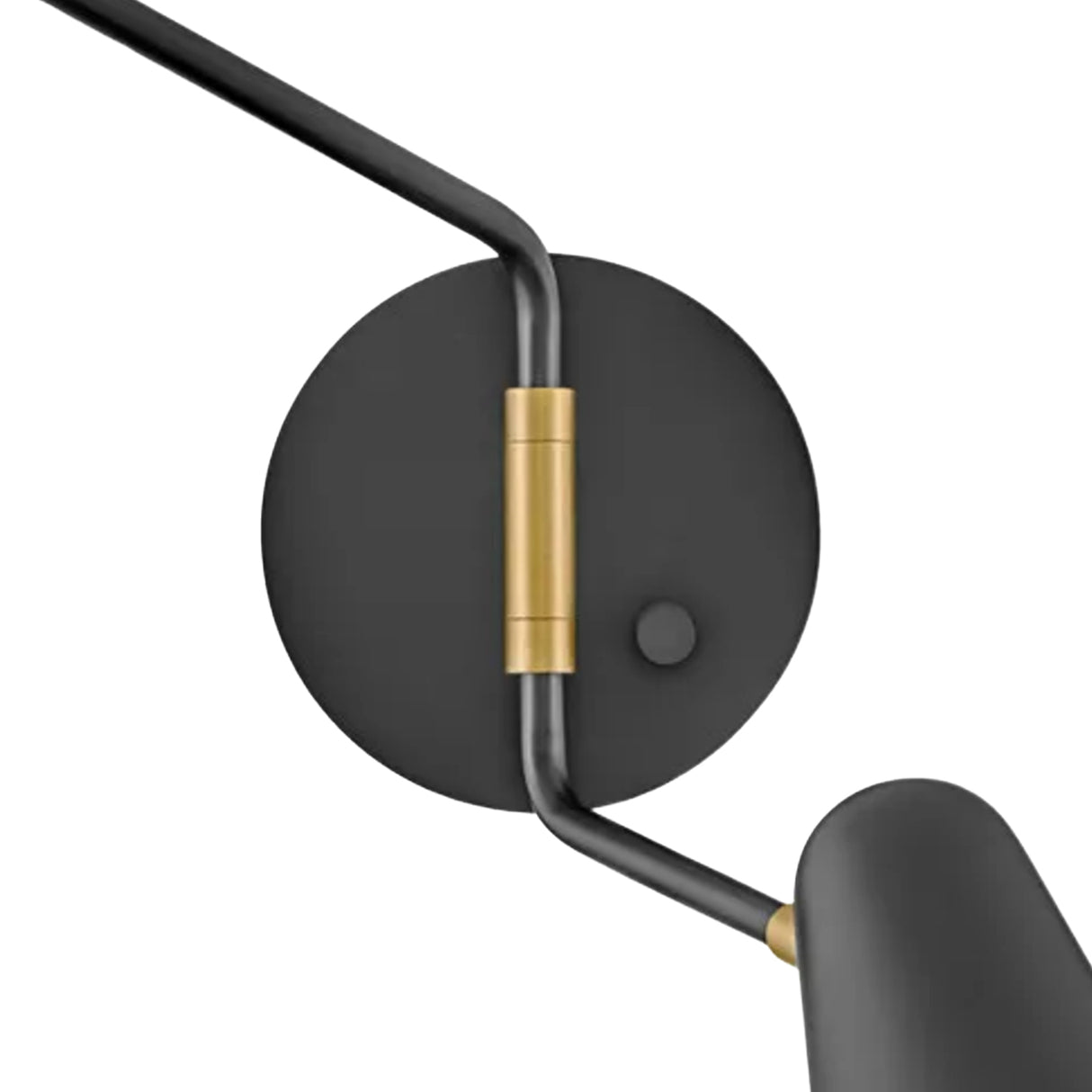 Selby Adjustable Wall Sconce 16", Matte Black