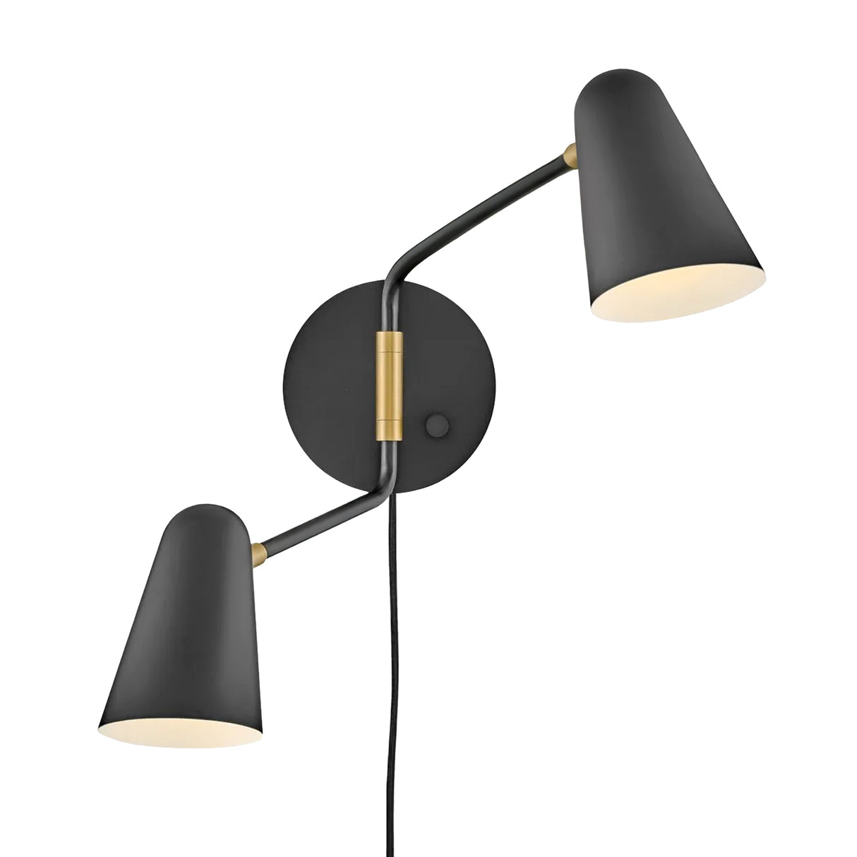 Selby Adjustable Wall Sconce 16", Matte Black