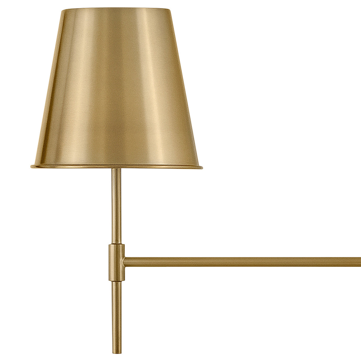 Weston 2 Light Linear Pendant 14", Satin Brass