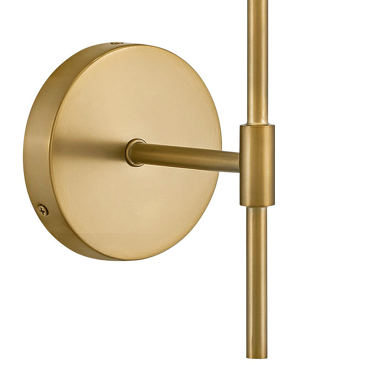Weston Medium Wall Sconce 17", Gray and Satin Brass