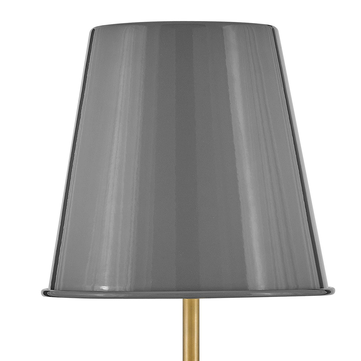 Weston Medium Wall Sconce 17", Gray and Satin Brass