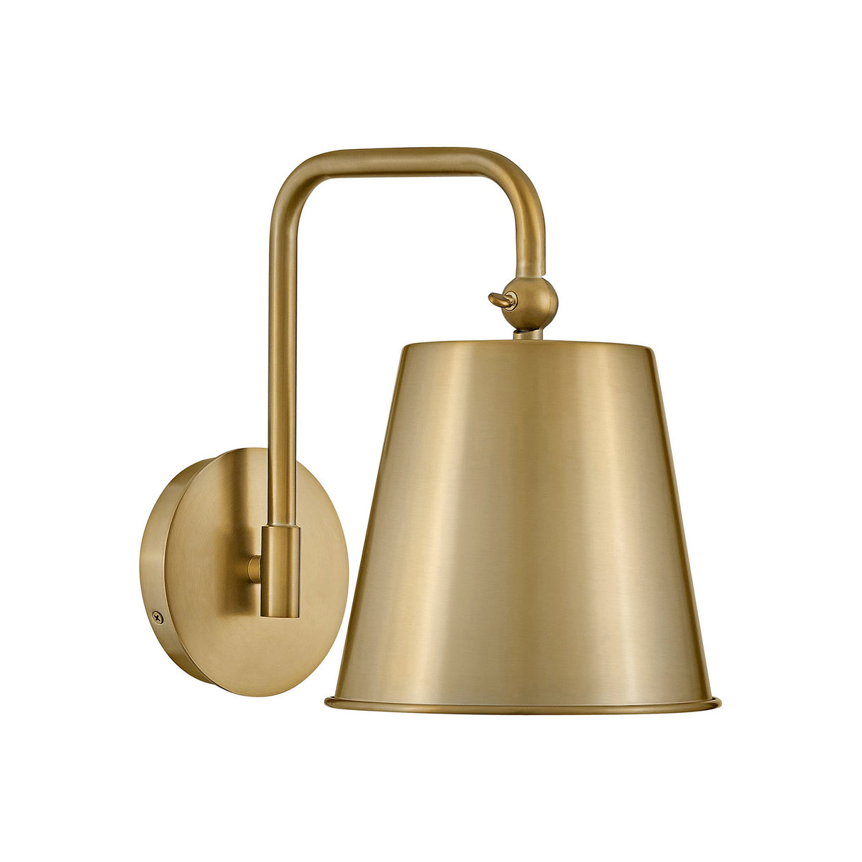 Weston Small Wall Sconce 12", Satin Brass