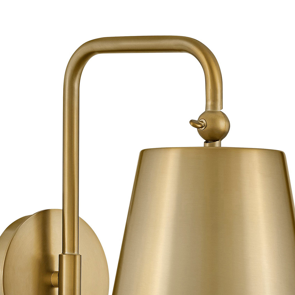 Weston Small Wall Sconce 12", Satin Brass