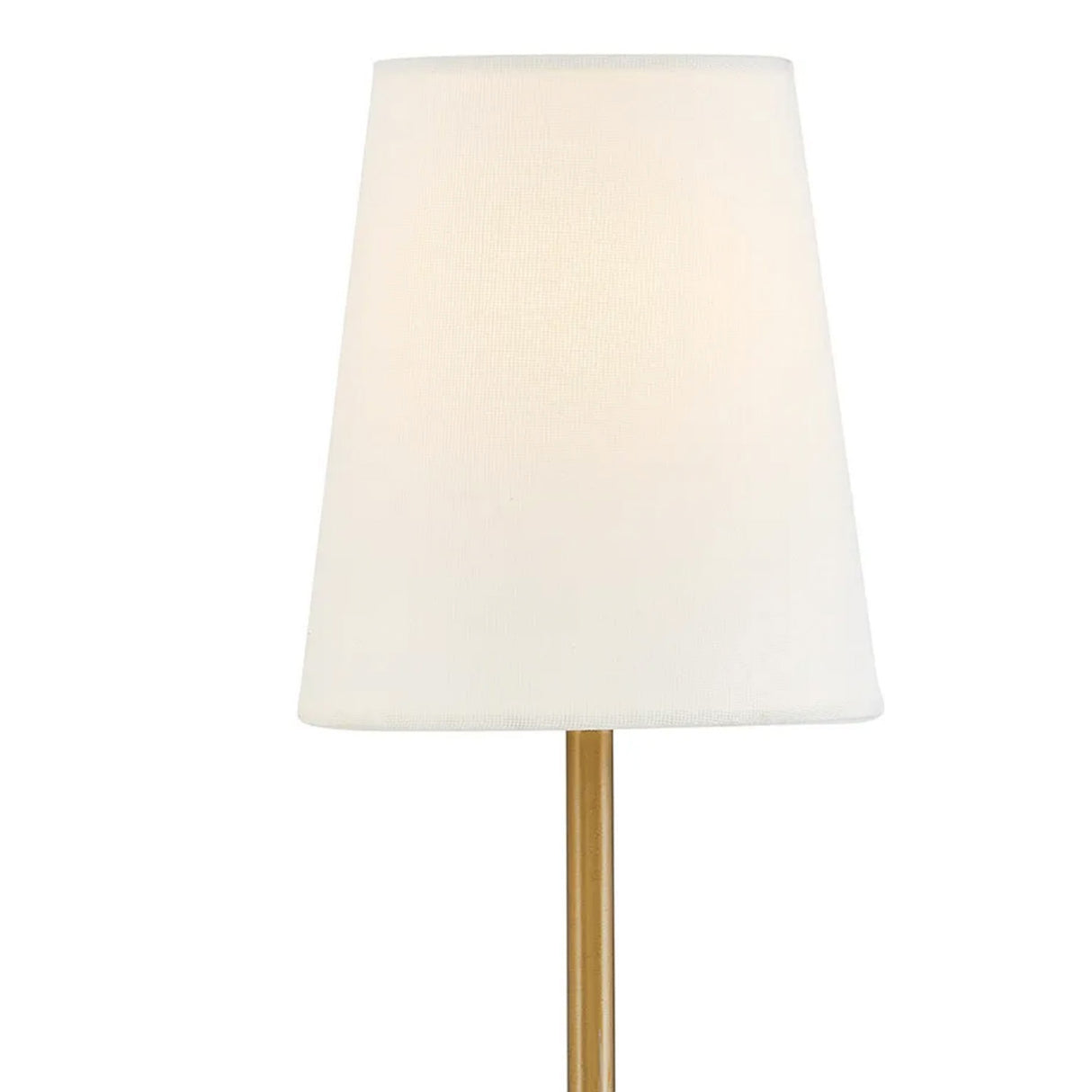 Greta Double Wall Sconce, Satin Brass (Style LEFT)