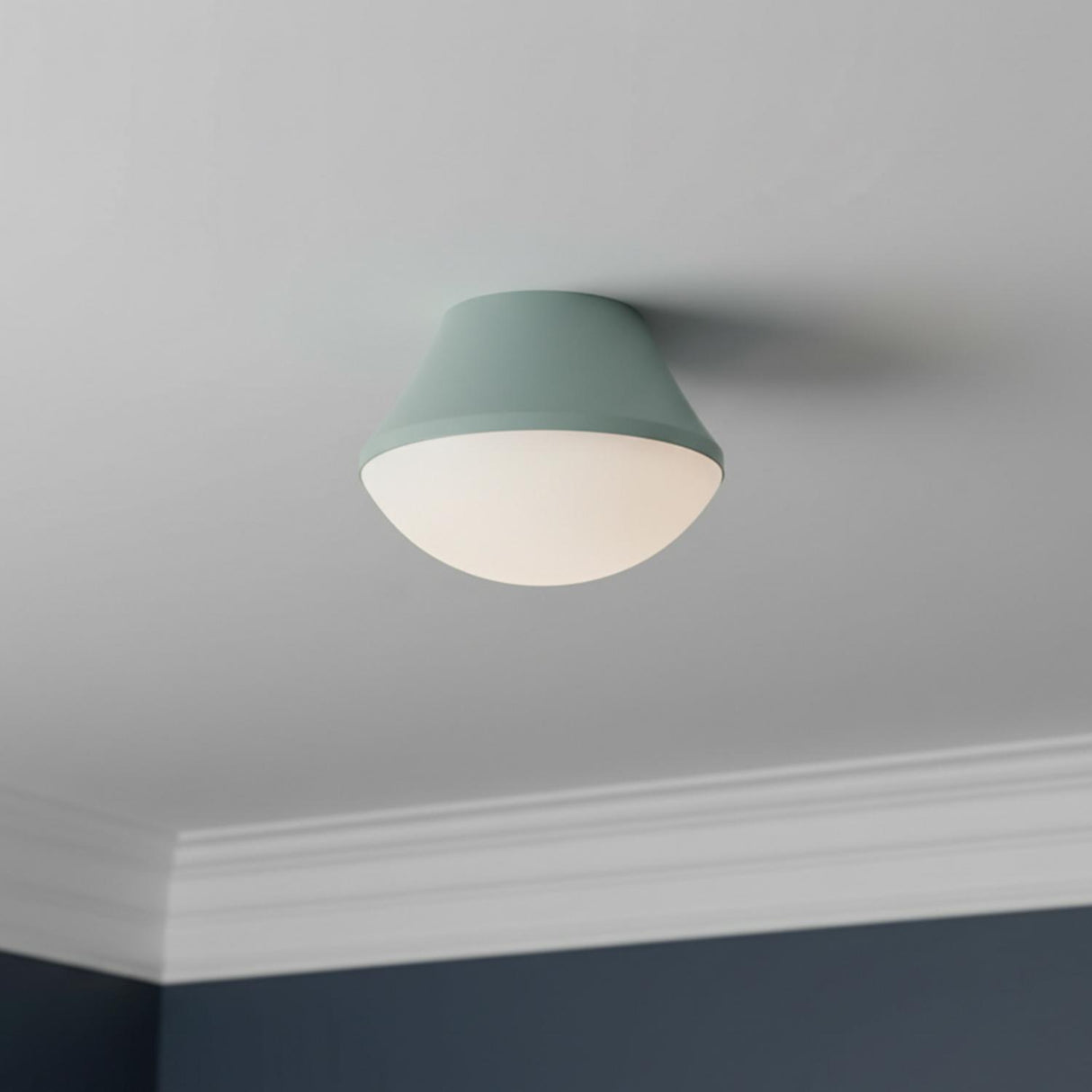 Skylar Flush Mount 11", Aquaverde