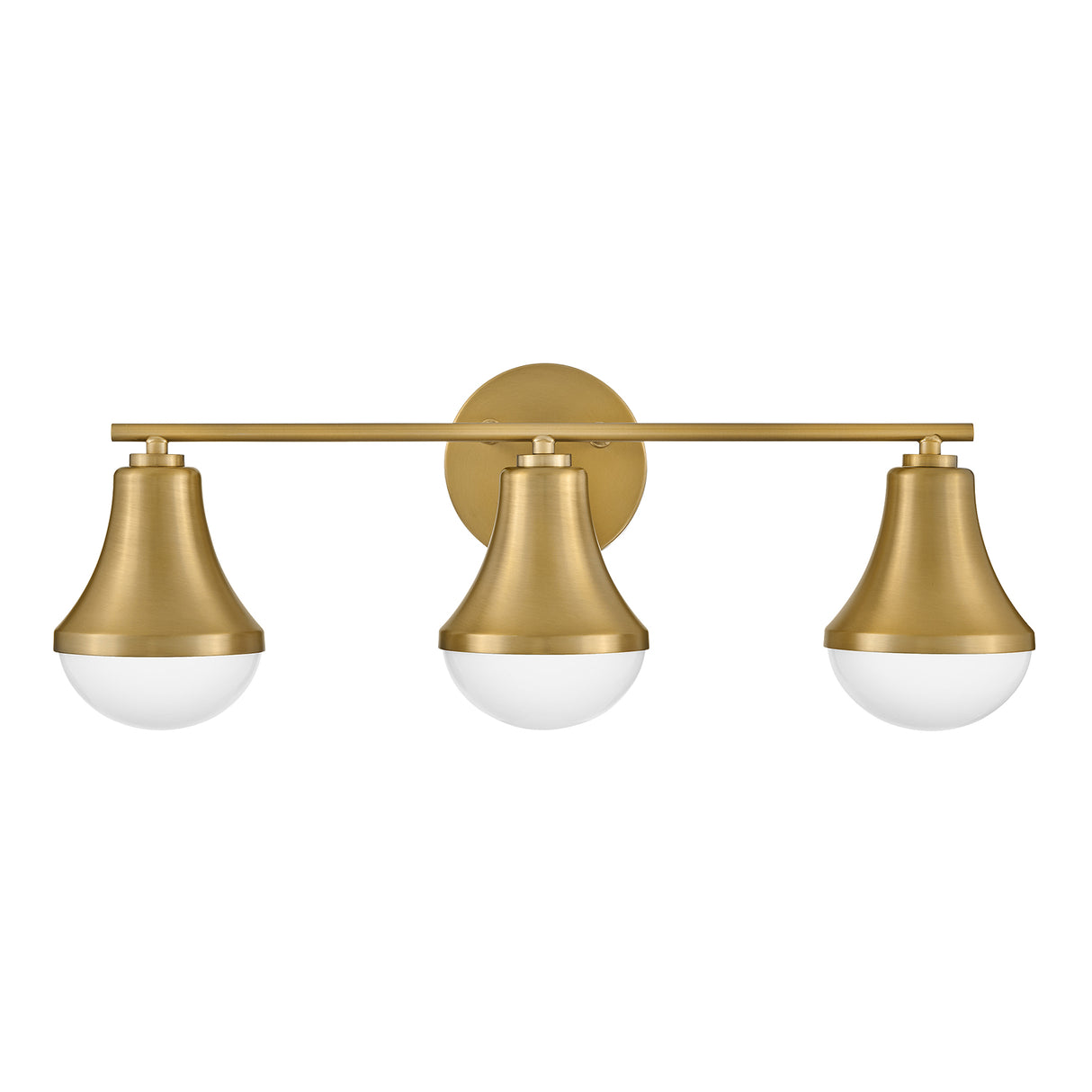 Skylar 3 Light Vanity, Satin Brass