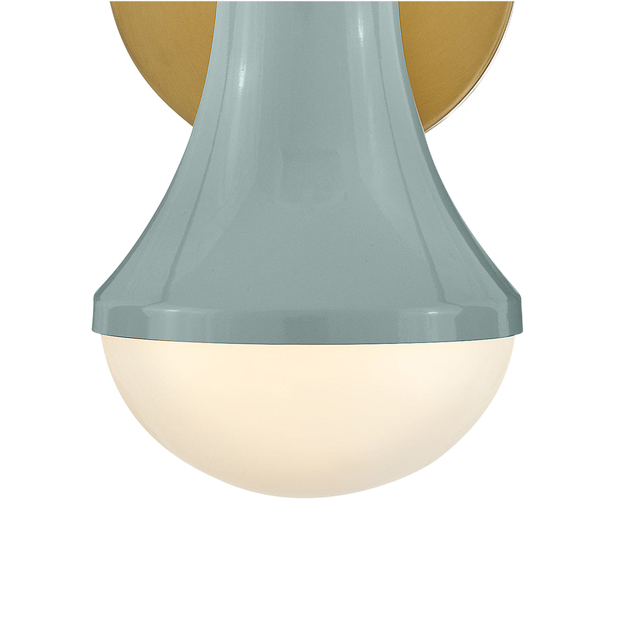 Skylar 3 Light Vanity, Aquaverde and Satin Brass