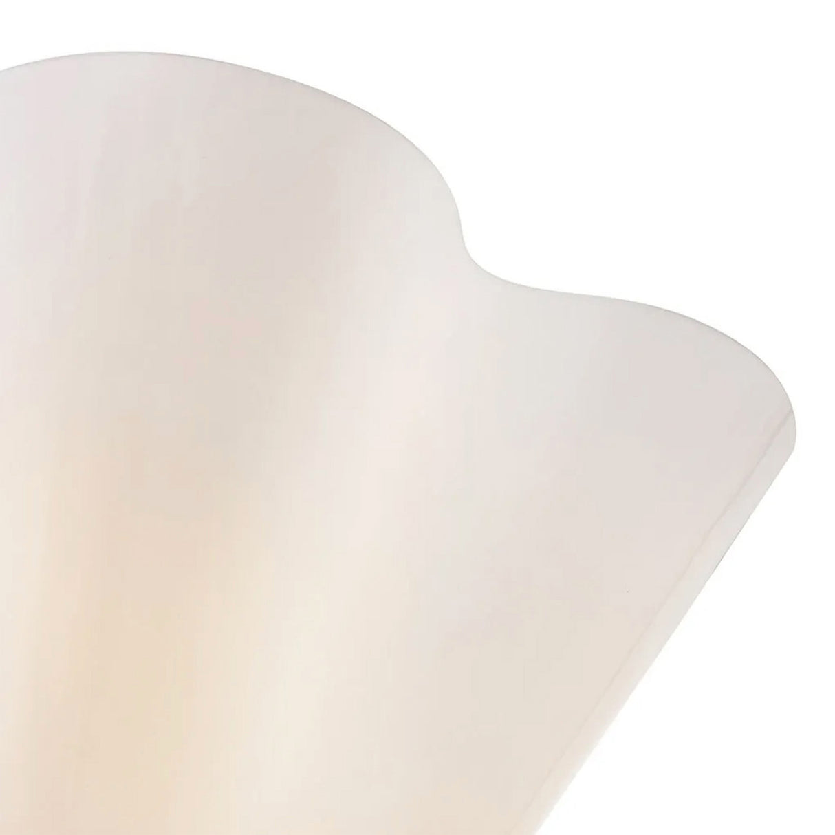 Connie Semi-Flush 15", Rustic Brass and Opal Glass