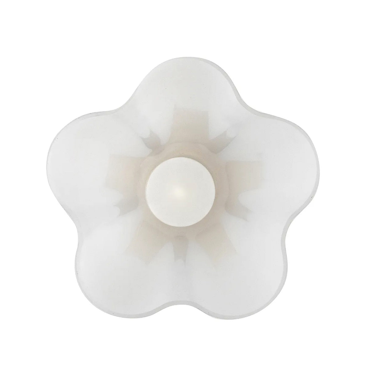 Connie Pendant 11", Rustic Brass and Opal Glass