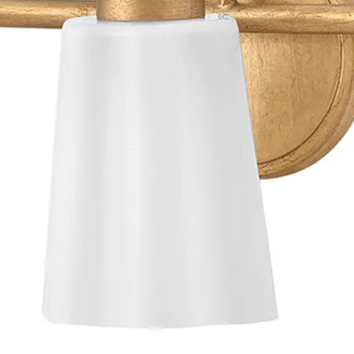 Connie 3 Light Vanity, Rustic Brass with Opal Glass