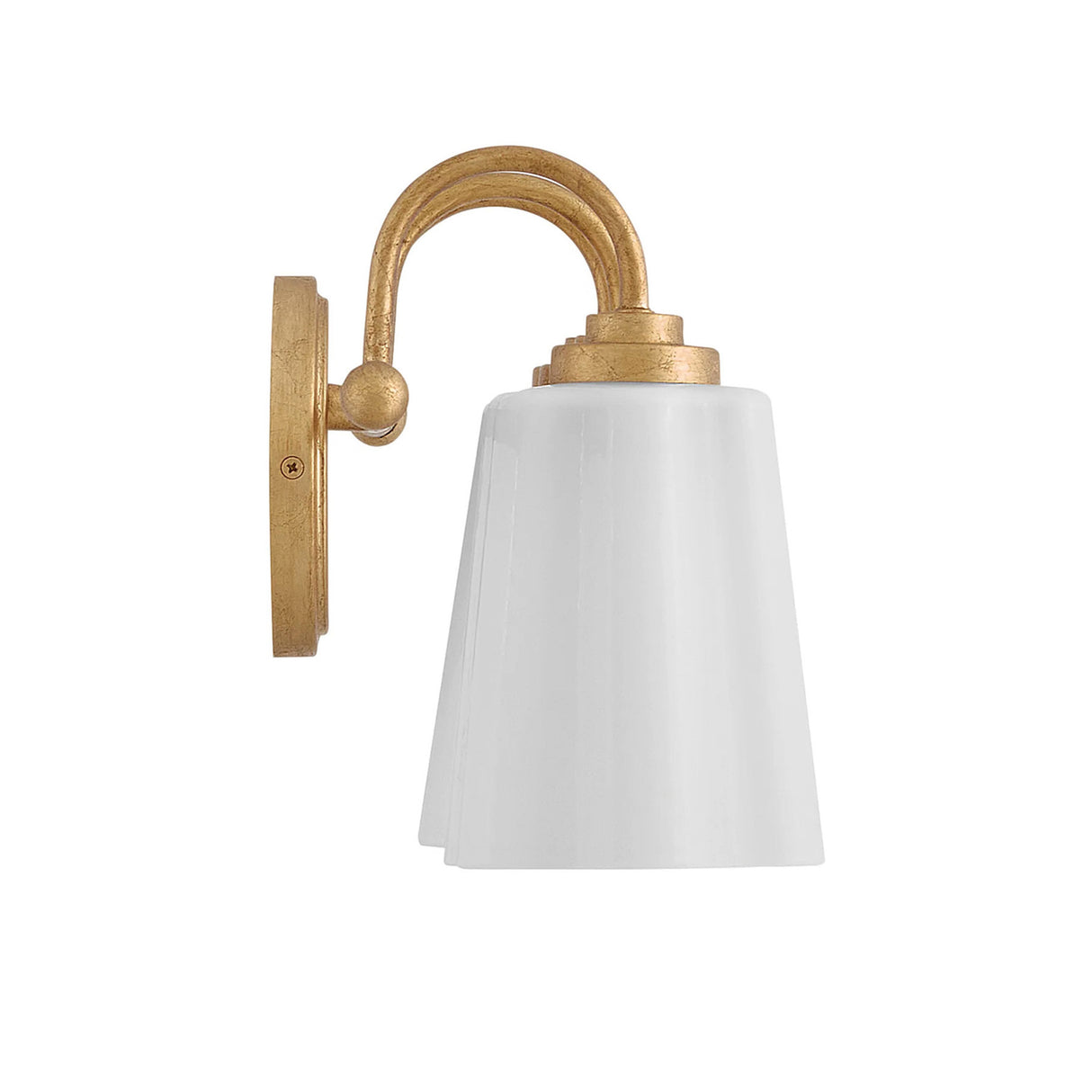 Connie 3 Light Vanity, Rustic Brass with Opal Glass