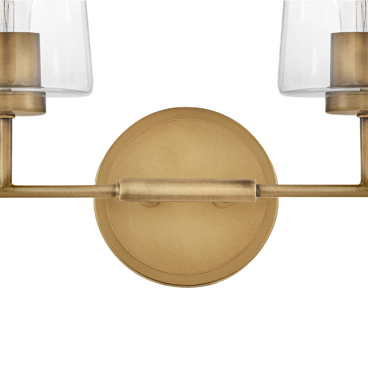 Wyatt 4 Light Vanity, Legacy Brass with Clear Glass