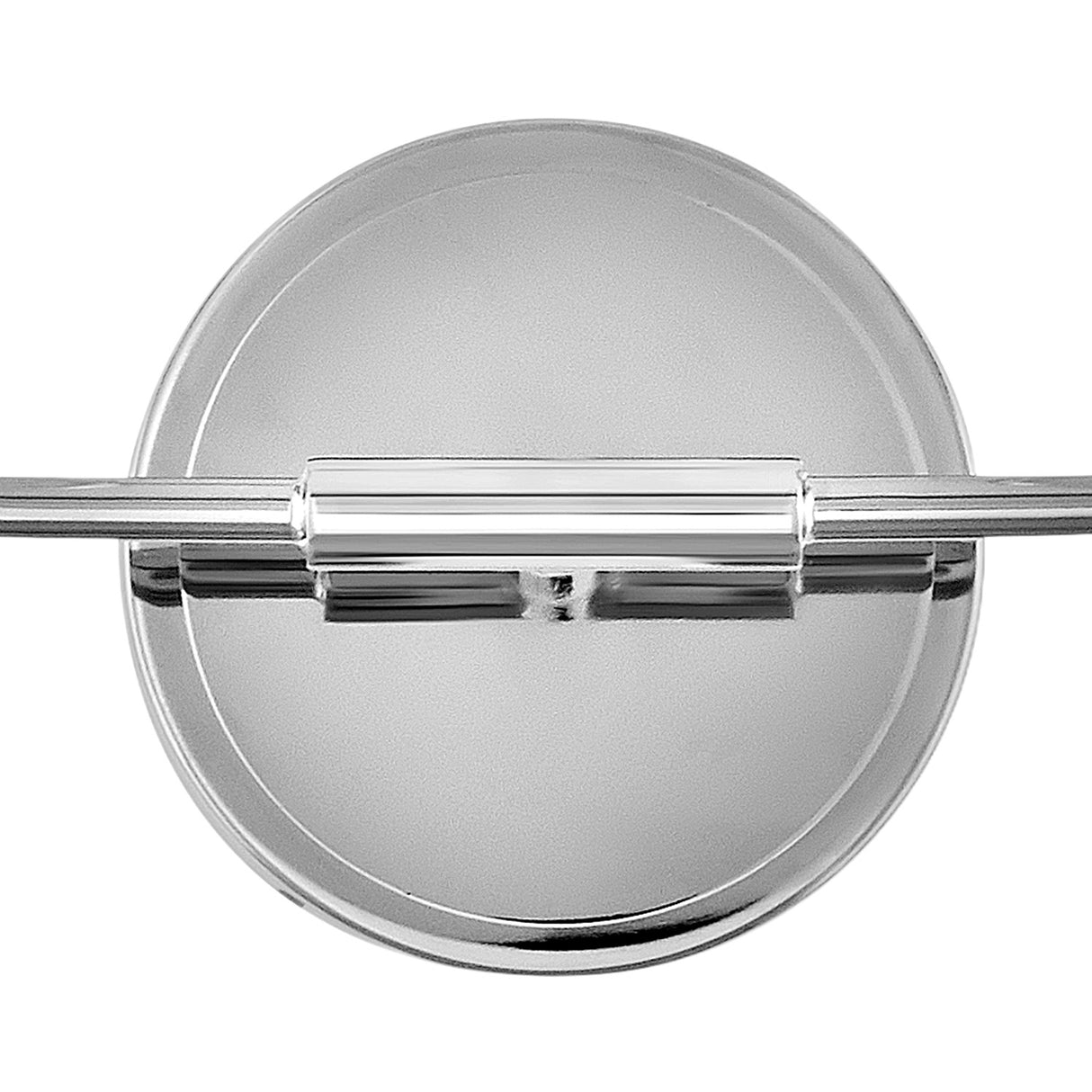 Wyatt 2 Light Vanity, Chrome with Clear Glass