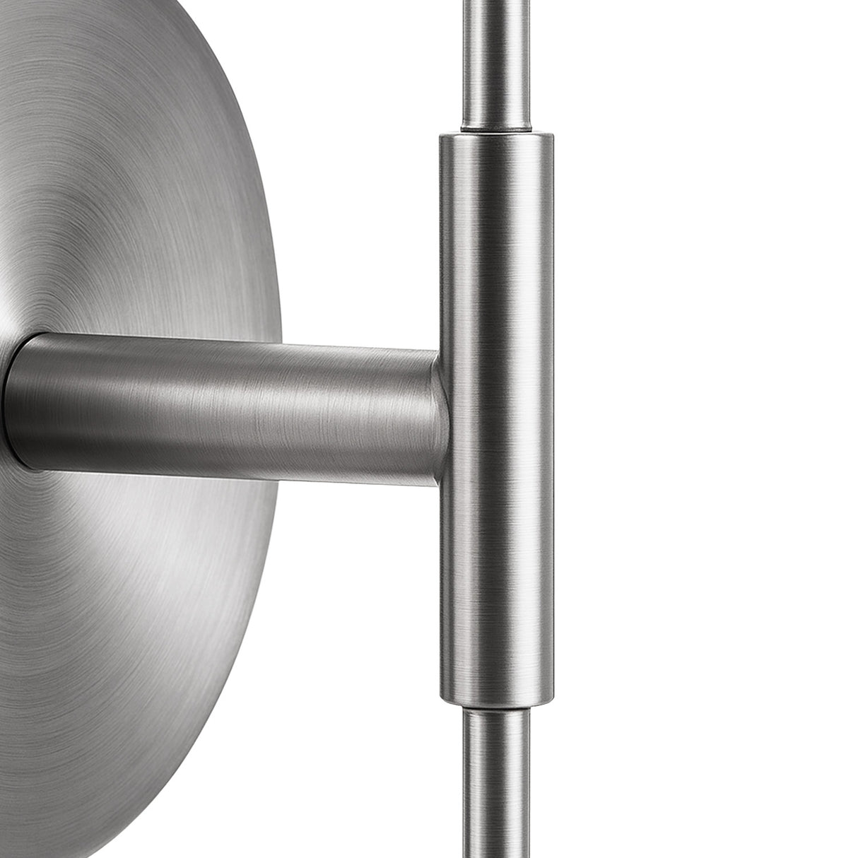 Wyatt Wall Sconce 23", Brushed Nickel with Clear Glass