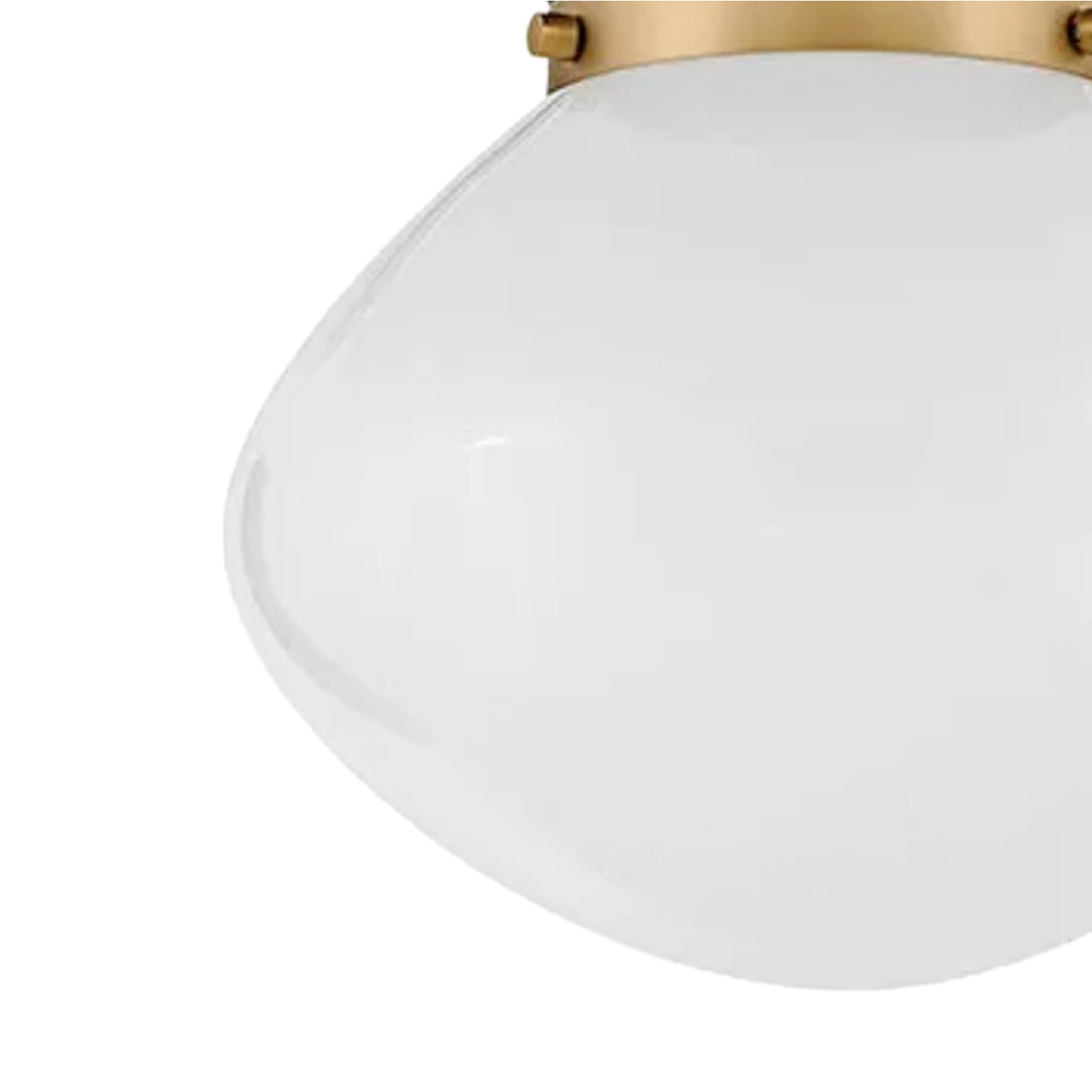 Piper Small Pendant 10", Satin Brass and Black