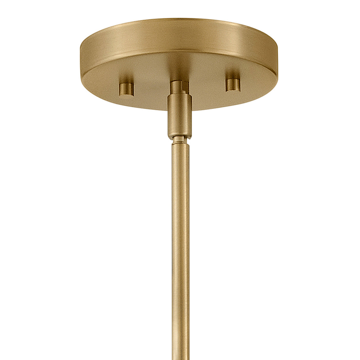 Ursa Pendant 16", Matte Black and Satin Brass