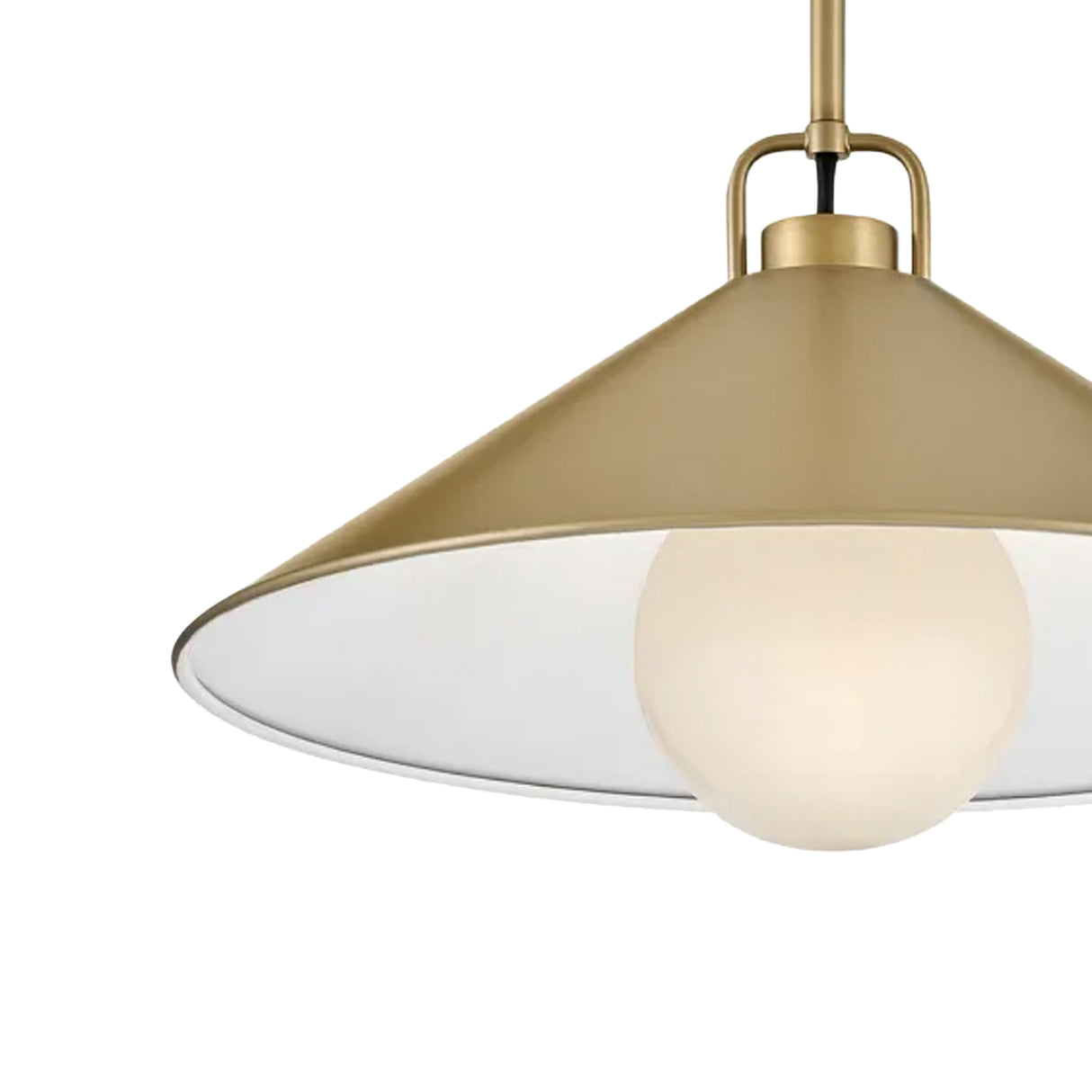 Nyra Pendant 16", Satin Brass