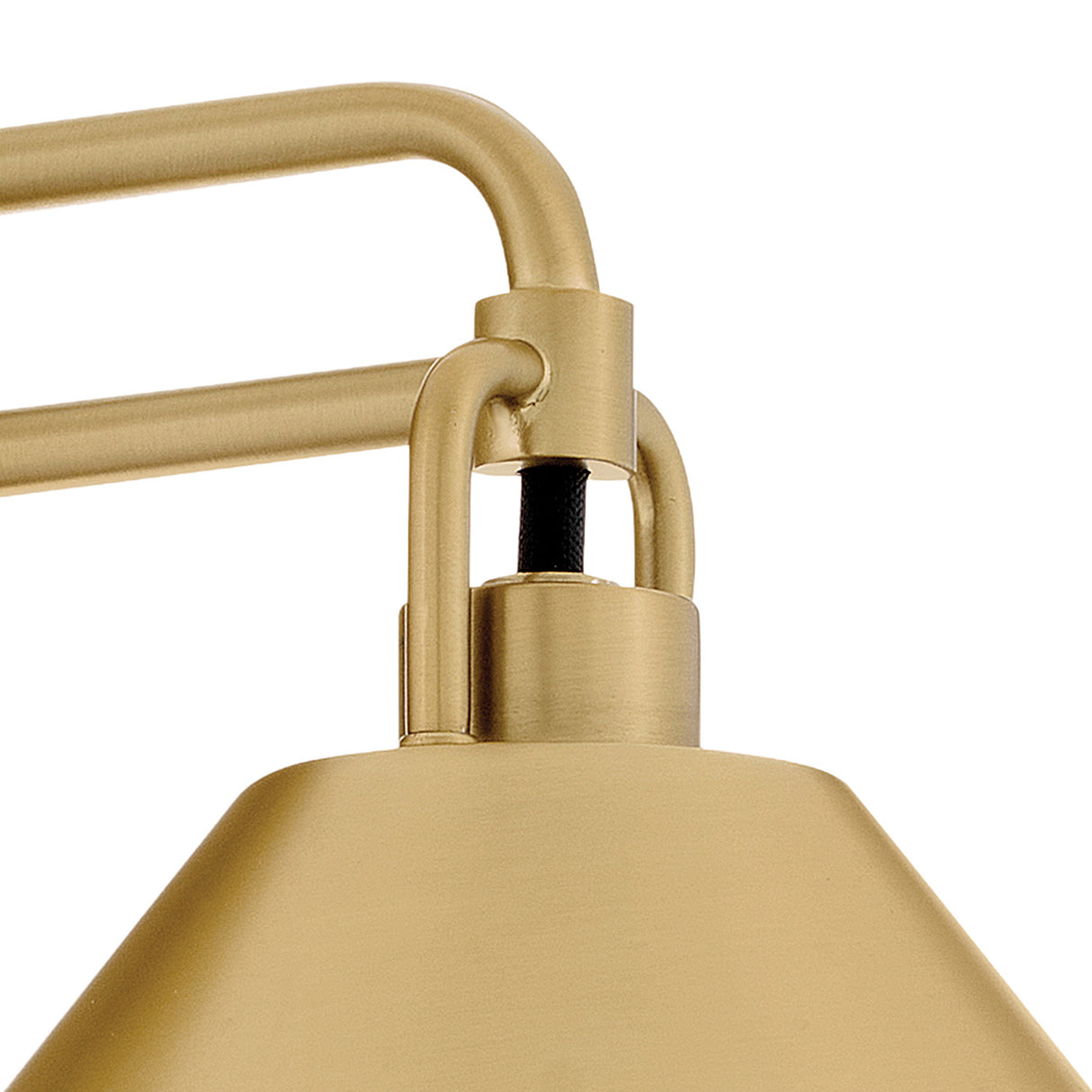 Nyra Wall Sconce 9", Satin Brass