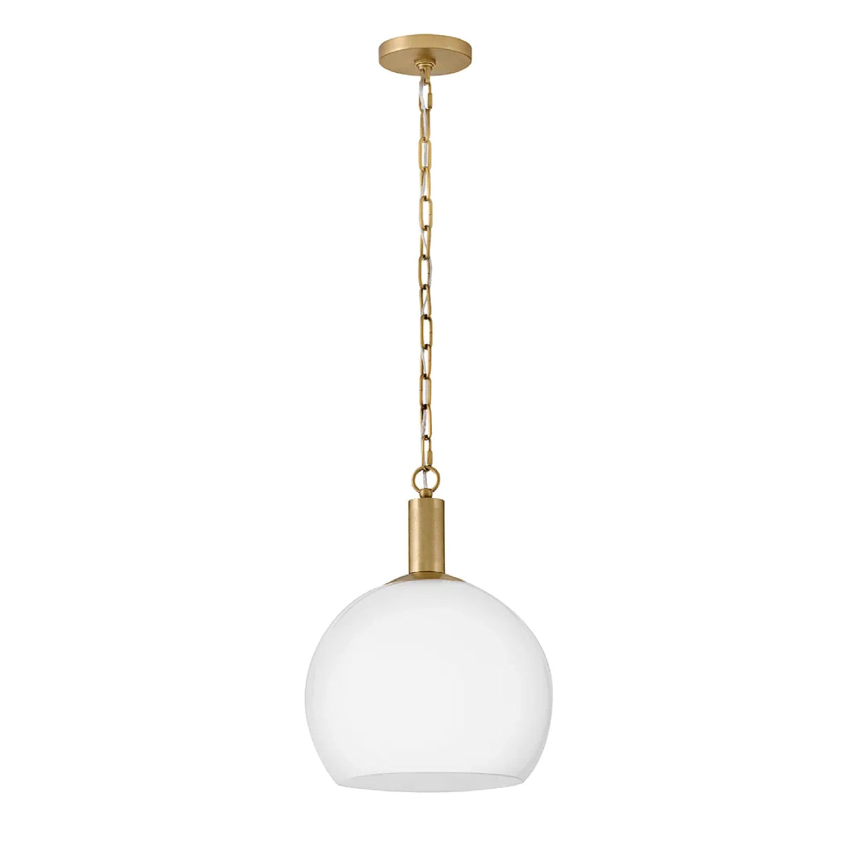 Jolie Pendant 13", Satin Brass