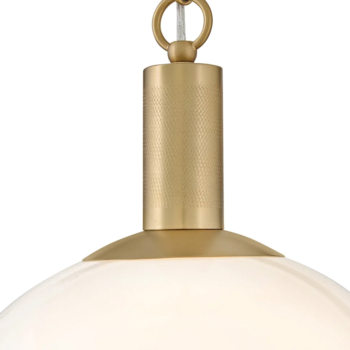 Jolie Pendant 13", Satin Brass