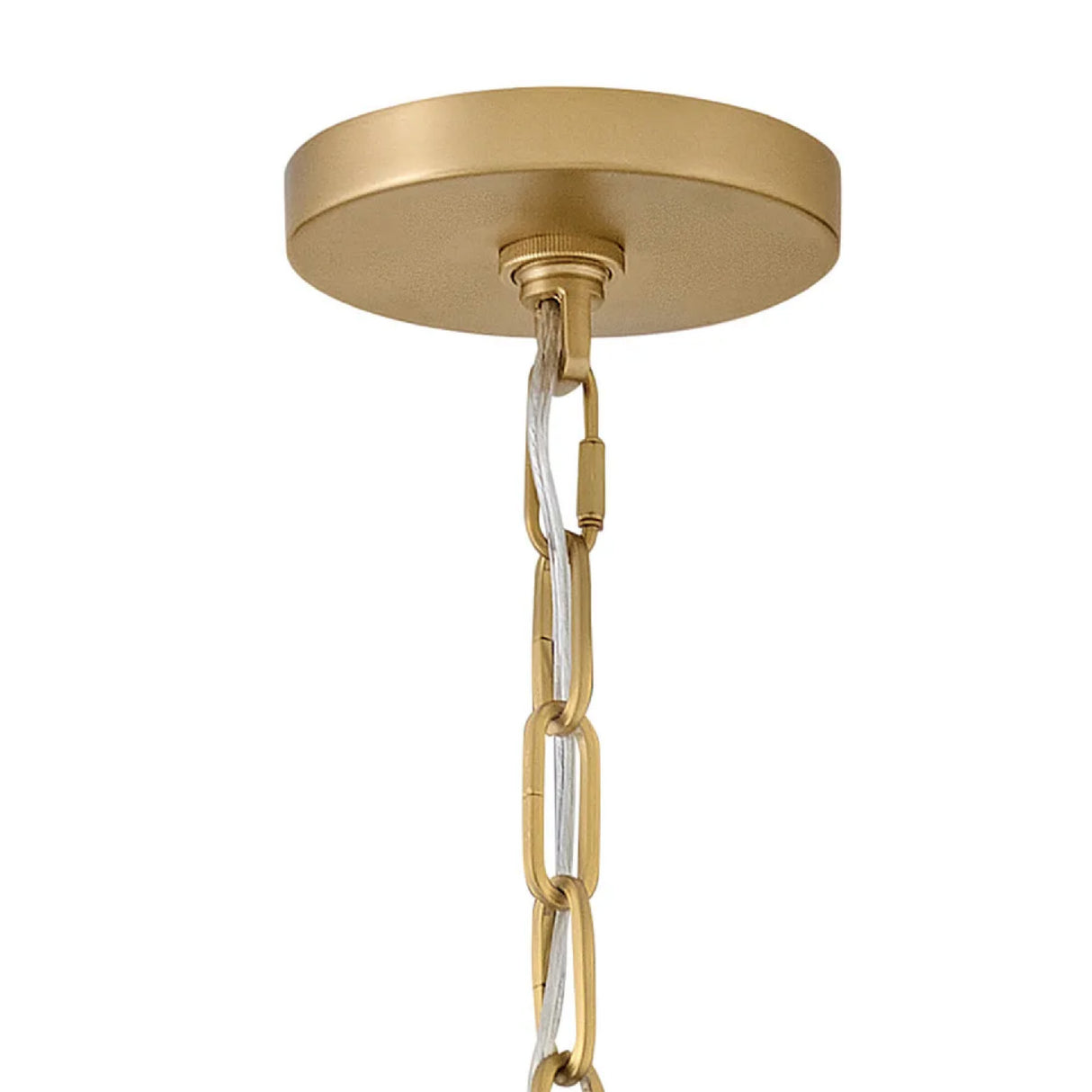 Jolie Pendant 13", Satin Brass