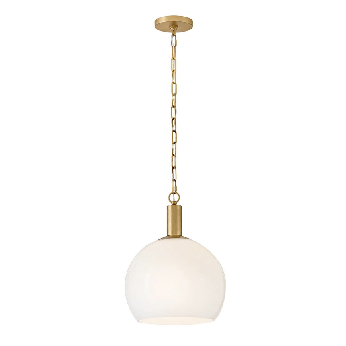 Jolie Pendant 13", Satin Brass