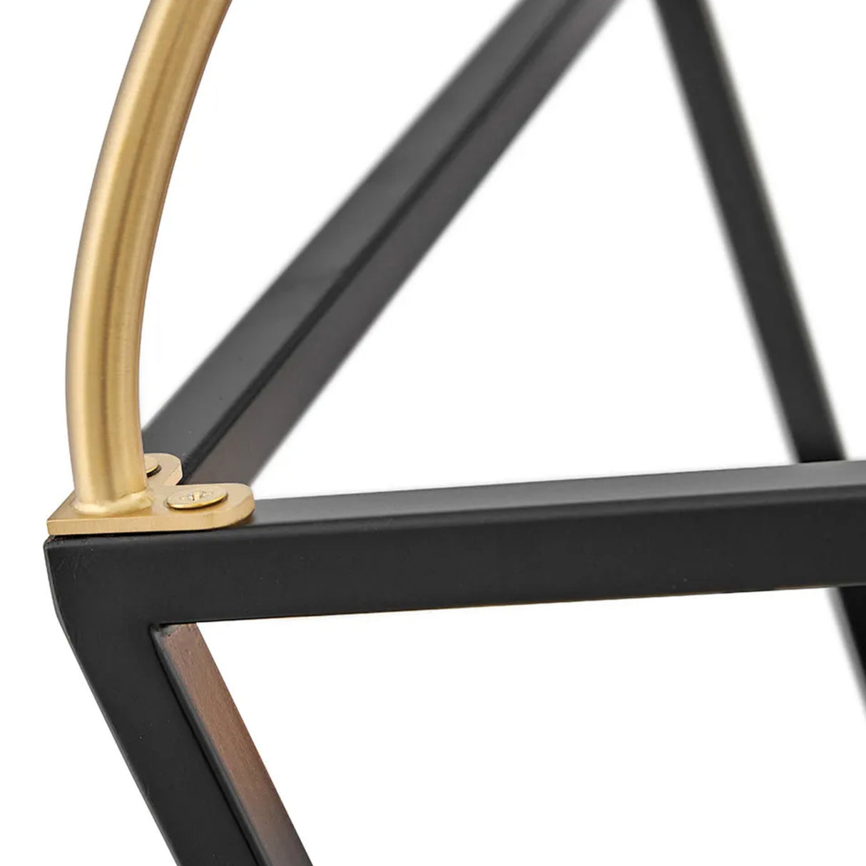 Langford Medium Lantern Pendant 12", Black and Satin Brass