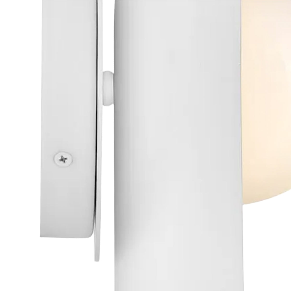 Kassidy Wall Sconce 10", White and Satin Brass