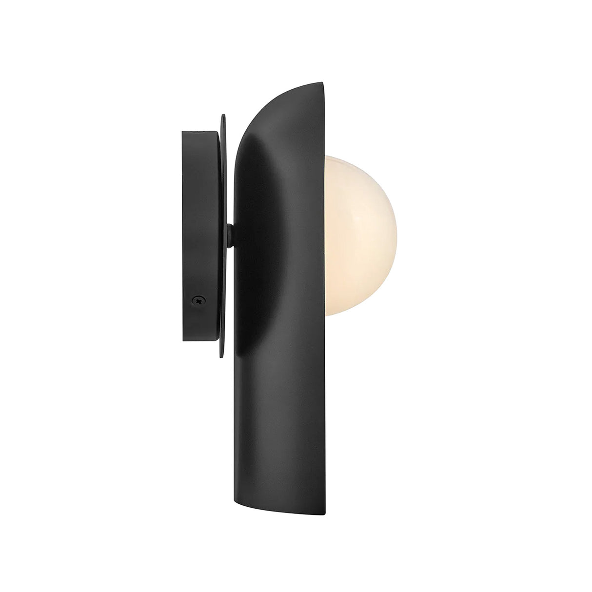 Kassidy Wall Sconce 10", Black and Satin Brass