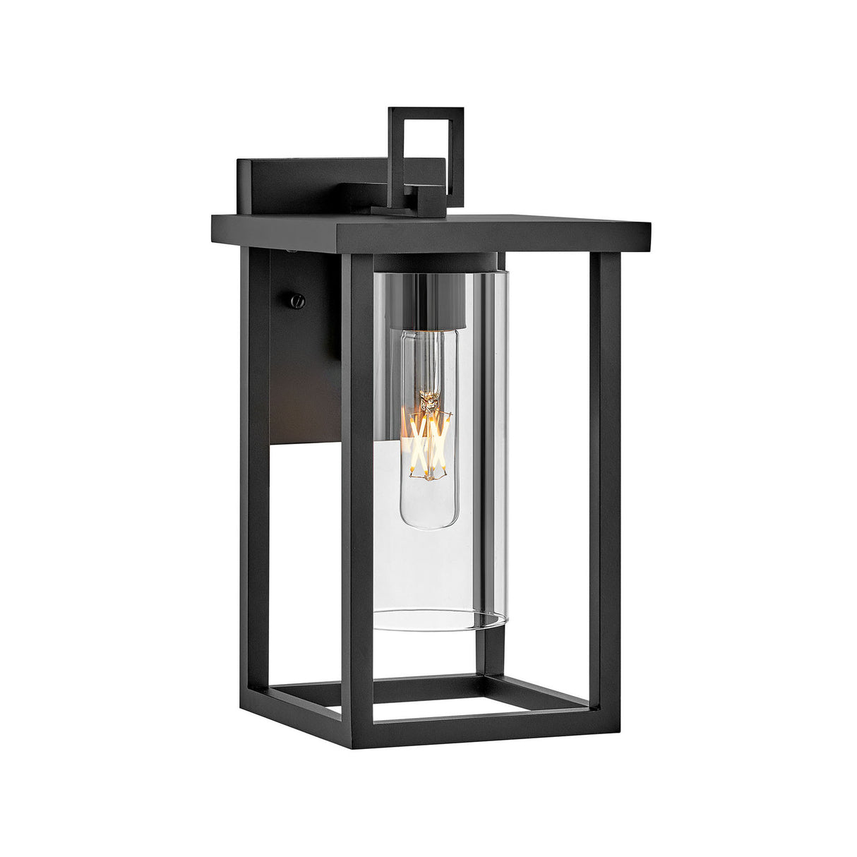 Sinclair Outdoor Wall Light, Small 13" Black