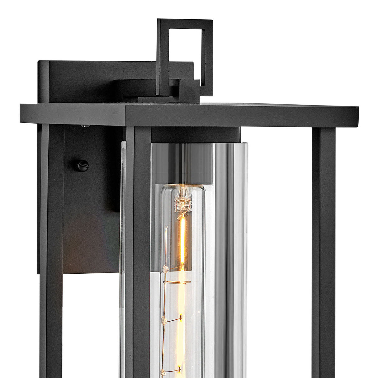 Sinclair Outdoor Wall Light, Medium 17" Black