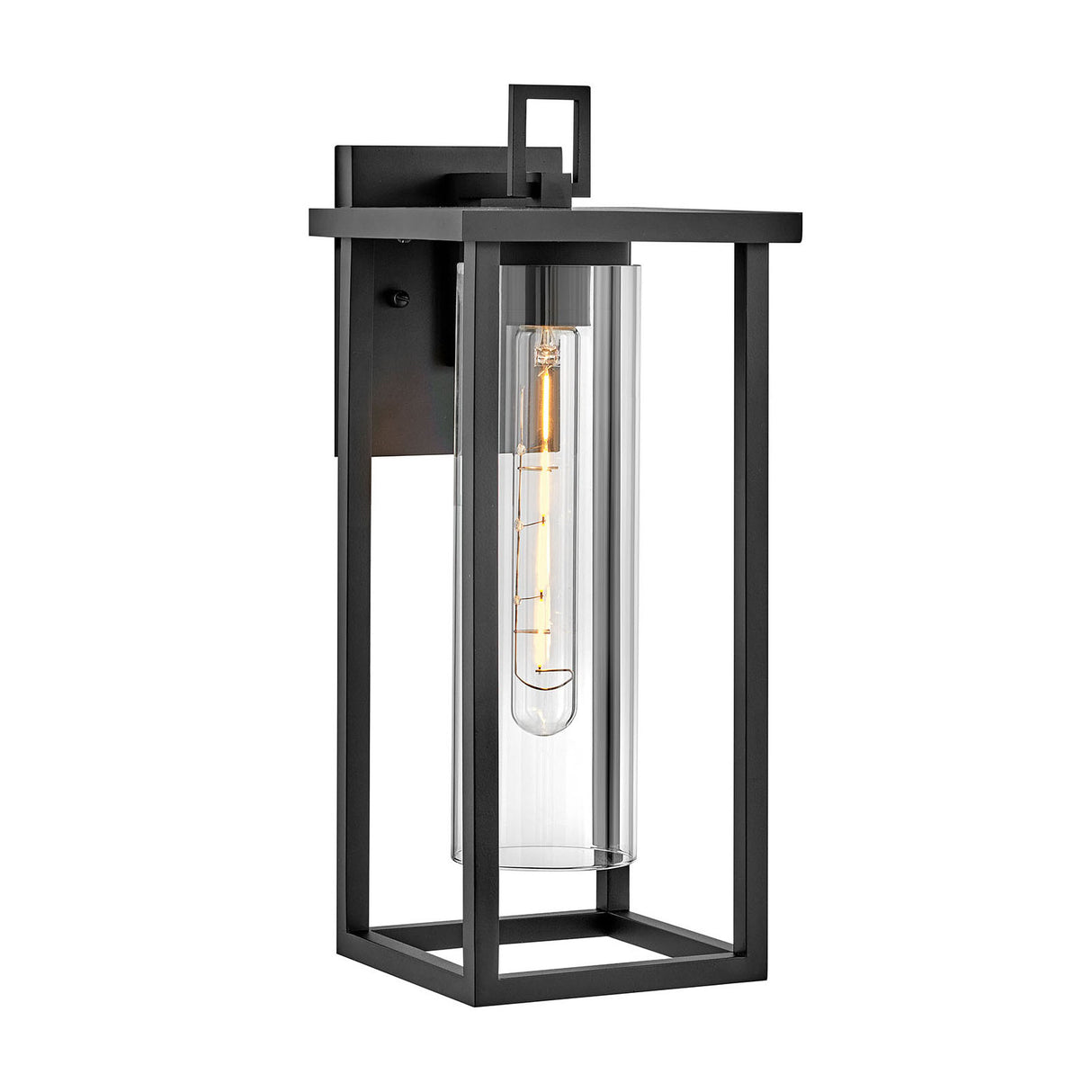 Sinclair Outdoor Wall Light, Medium 17" Black