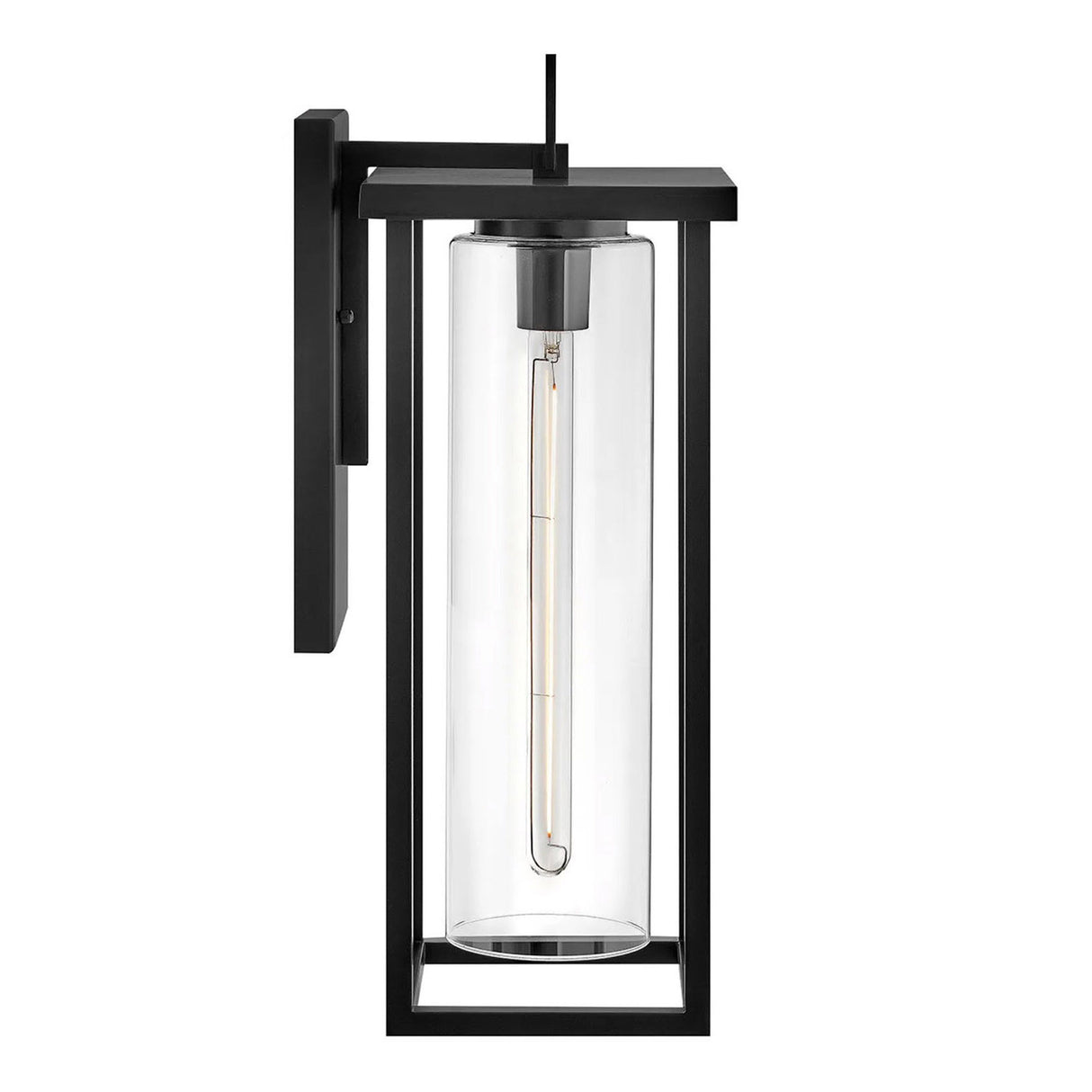Sinclair Outdoor Wall Light, Large 24" Black