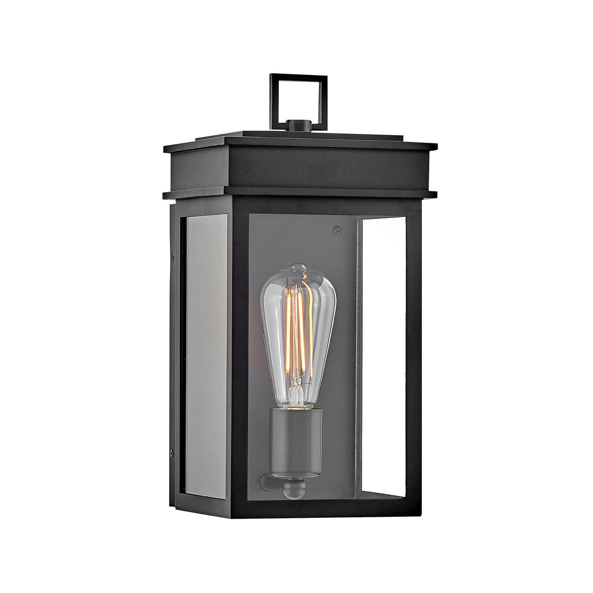 Monterey Outdoor Wall Light, Small 13" Black
