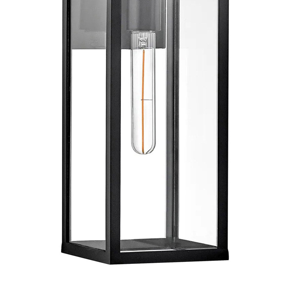 Monterey Outdoor Wall Light, Medium 18" Black