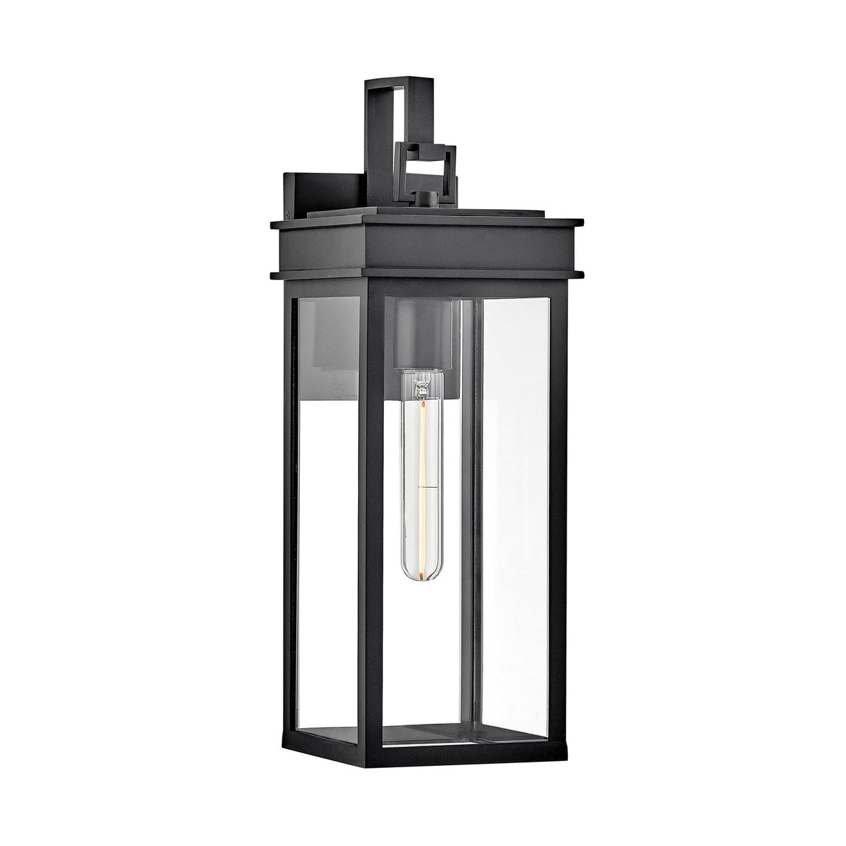 Monterey Outdoor Wall Light, Medium 18" Black