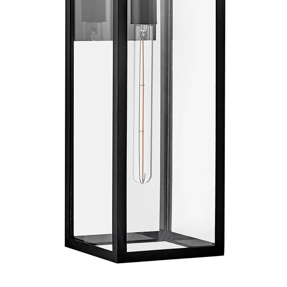 Monterey Outdoor Wall Light, Large 25" Black