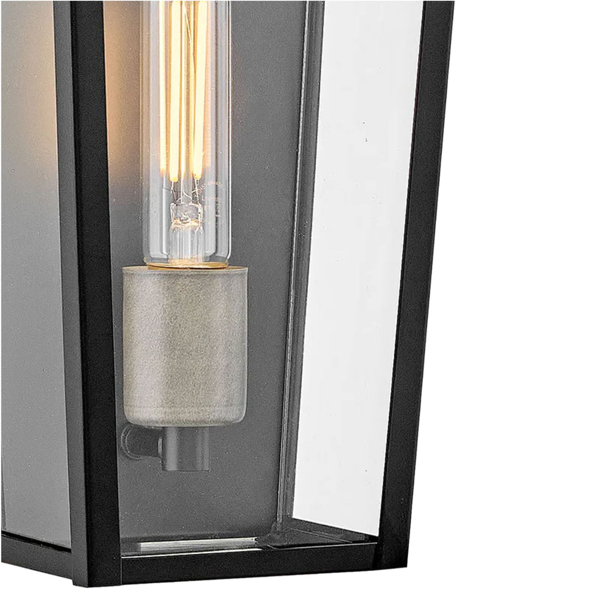 Lorimor Outdoor Wall Light, Medium 15" Black