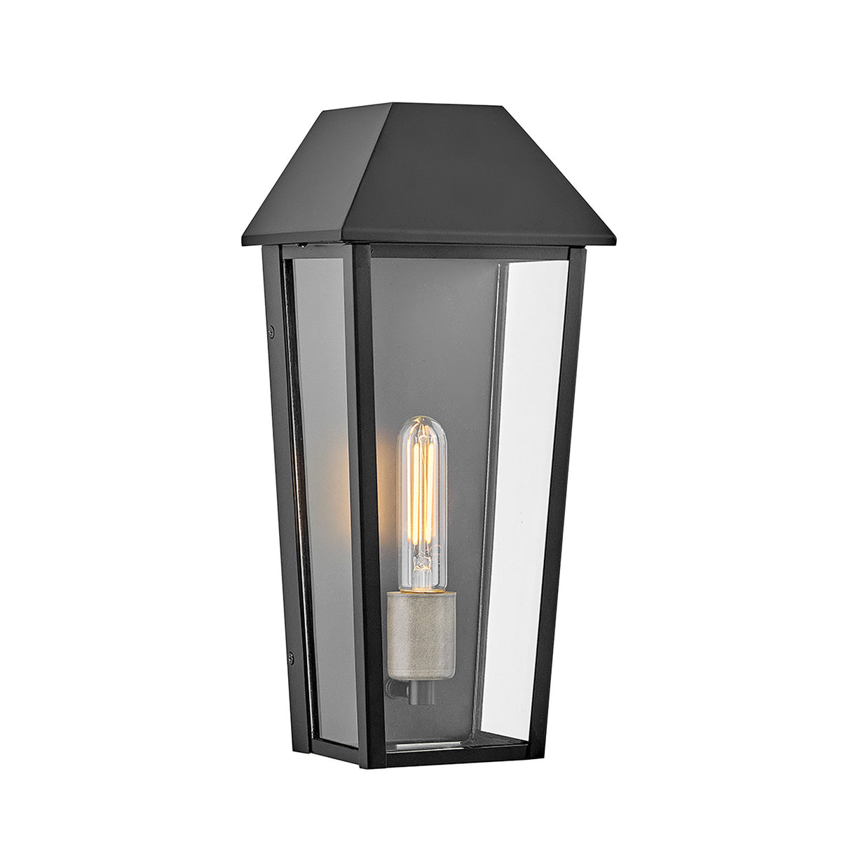 Lorimor Outdoor Wall Light, Medium 15" Black