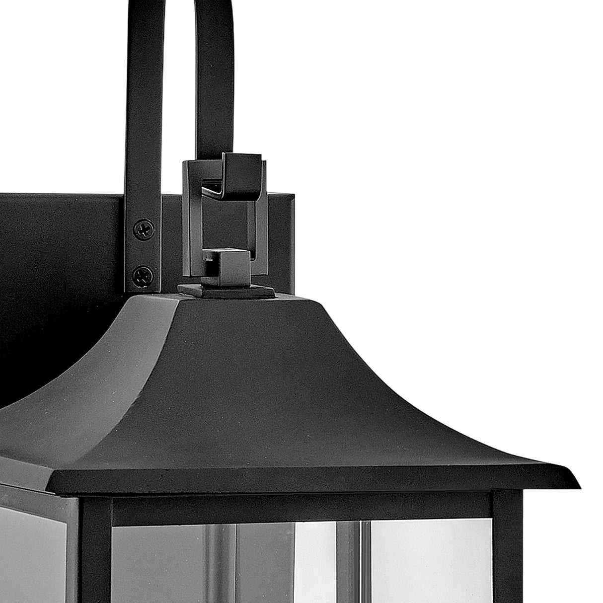 Lorraine Outdoor Wall Light, Medium 21" Black