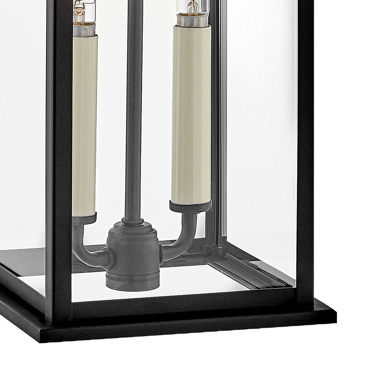 Lorraine Outdoor Wall Light, Medium 21" Black