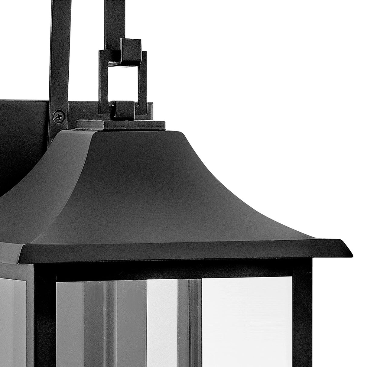 Lorraine Outdoor Wall Light, Large 26" Black